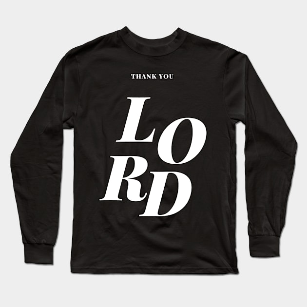 thank you lord Long Sleeve T-Shirt by Level up